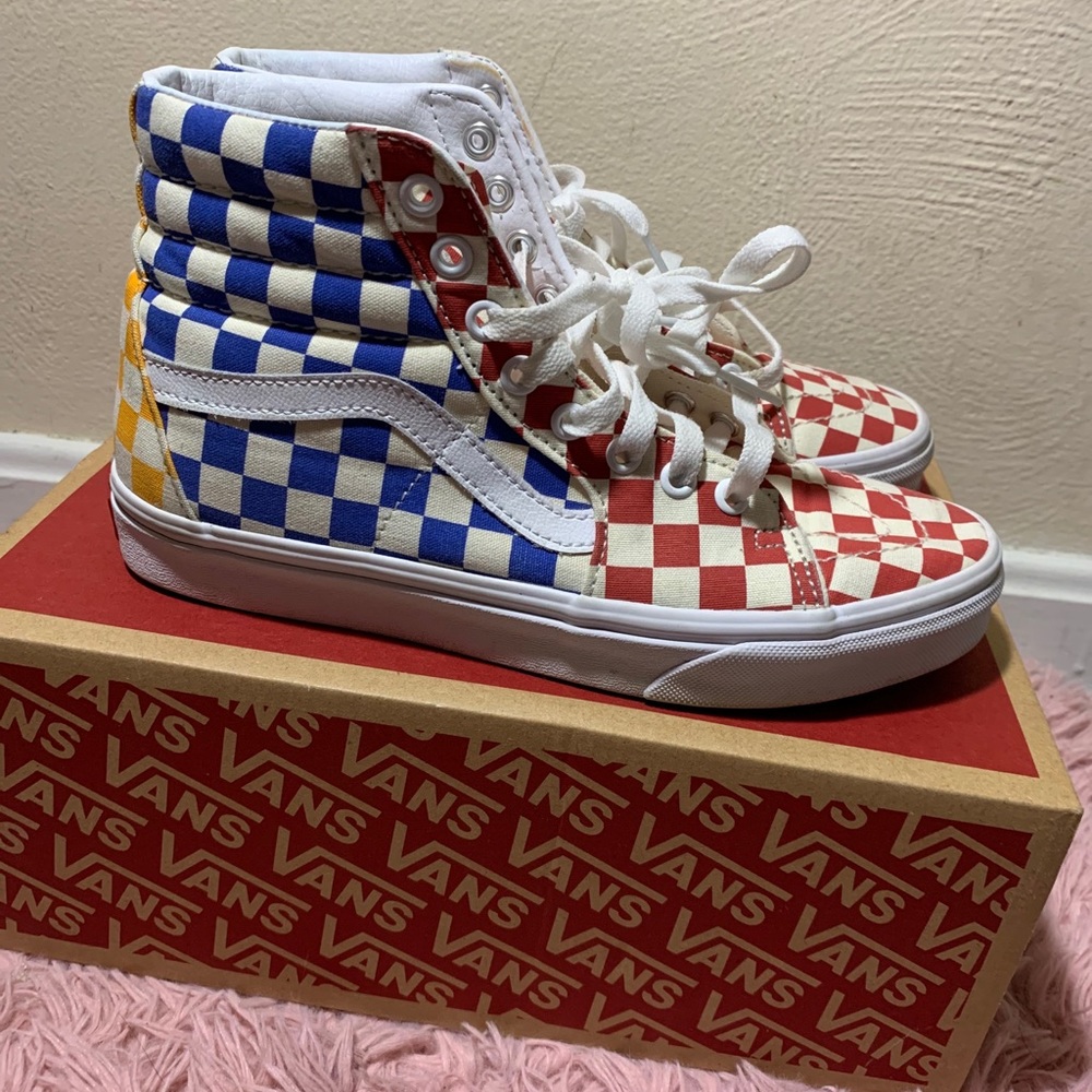 VANS SK8-HI CHECKERBOARD - Picture 5 of 7